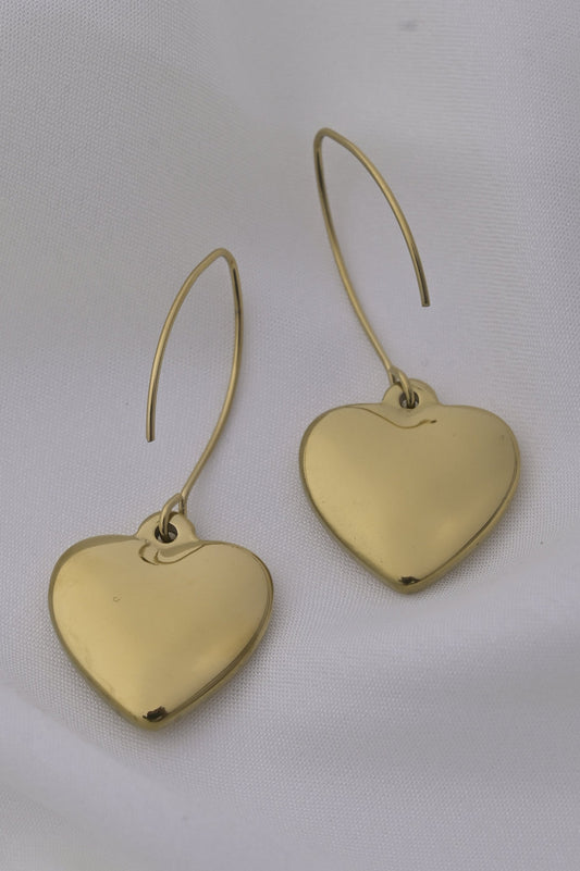 Oceanic Glow Heart Earrings