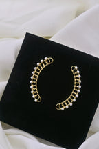 Pearl Earcuff Earrings - Diatoms