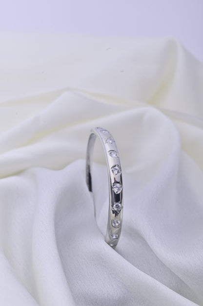 Classic Silver Whitestone Bracelet