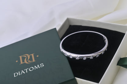 Classic Silver Whitestone Bracelet