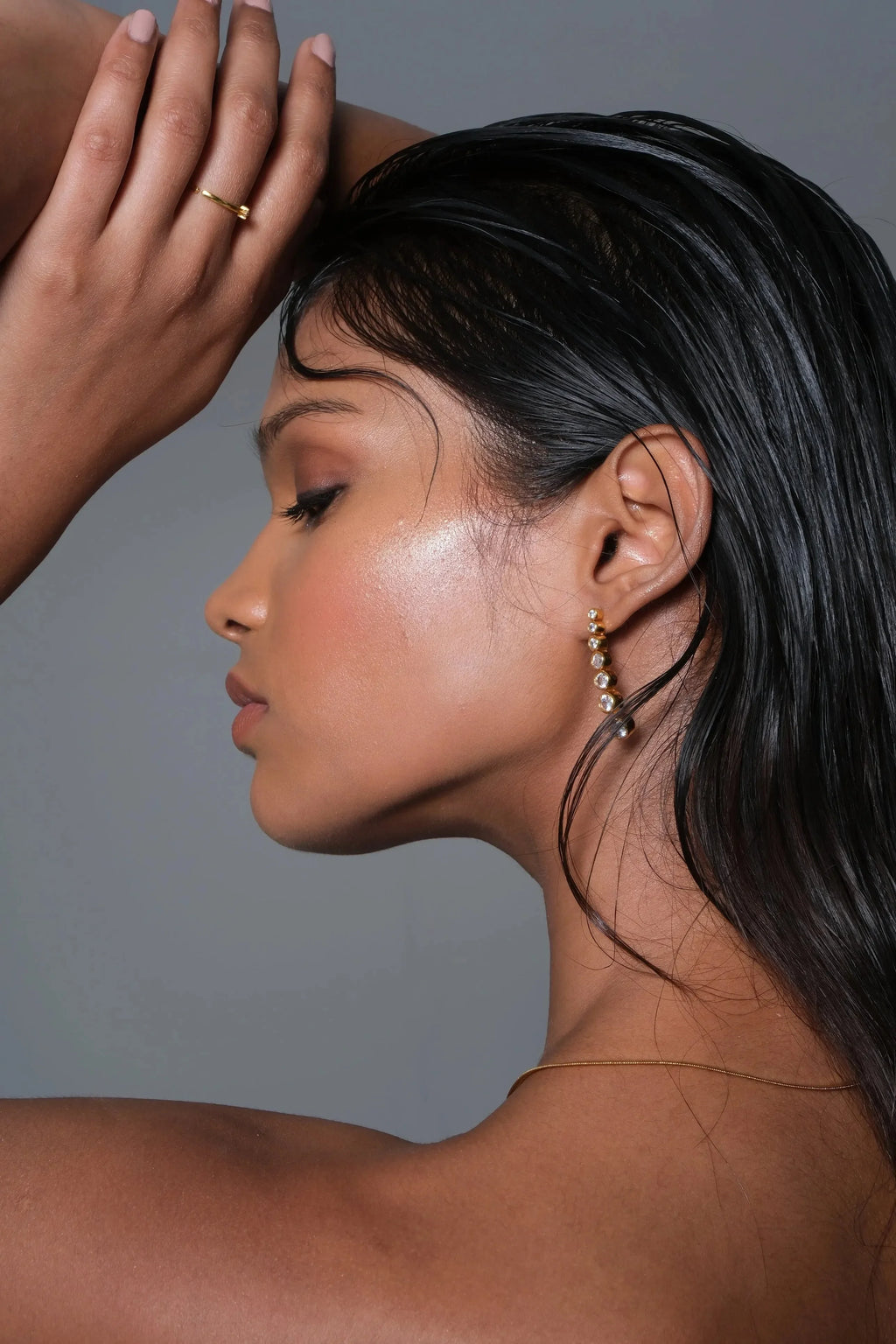 Luxurious Diamond Duet Earrings - Diatoms