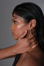 Luxurious Diamond Duet Earrings - Diatoms