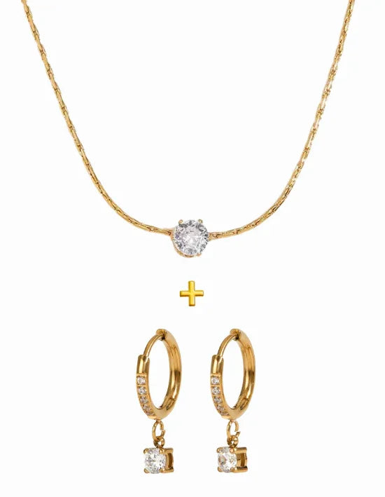 Everyday Combo Necklace and Earrings Set