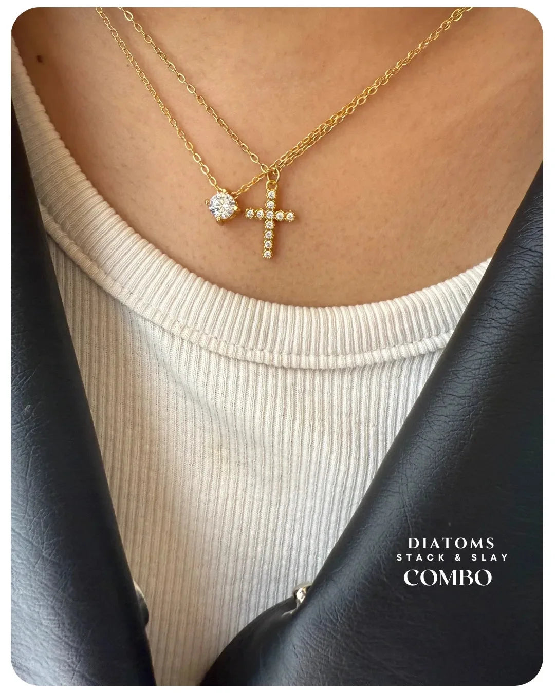 Diatoms Stack Slay Combo Twinkle Core Necklace - Diatoms