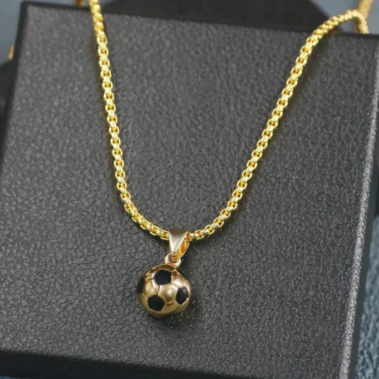 Diatoms Football Lover Pendant Necklace - Diatoms