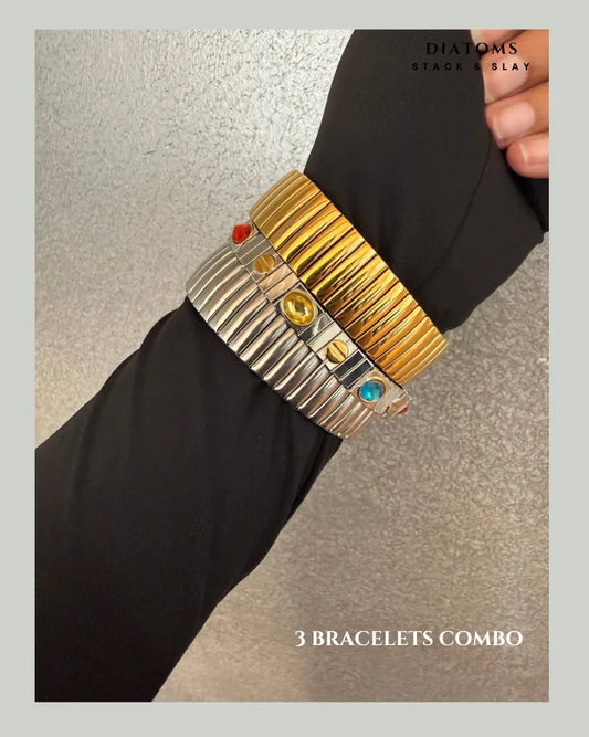 Diatoms Stack & Slay Combo Maximal Bracelets - Diatoms