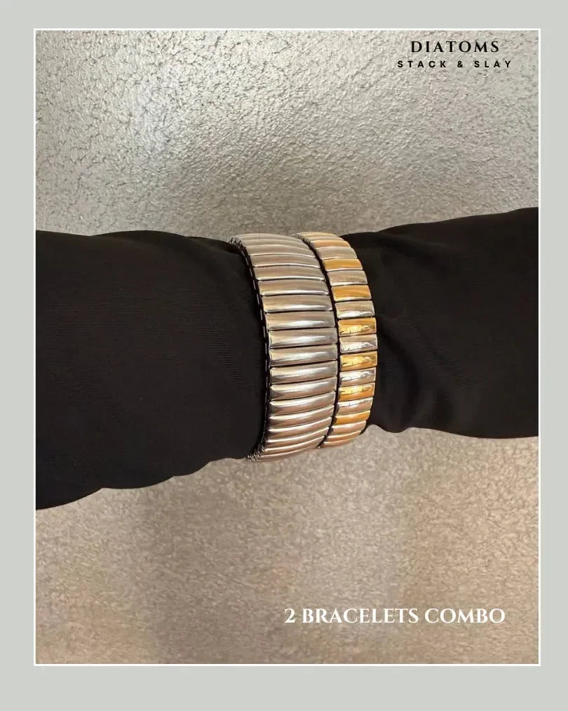 Diatoms Stack Slay Combo Minimal Bracelets - Diatoms