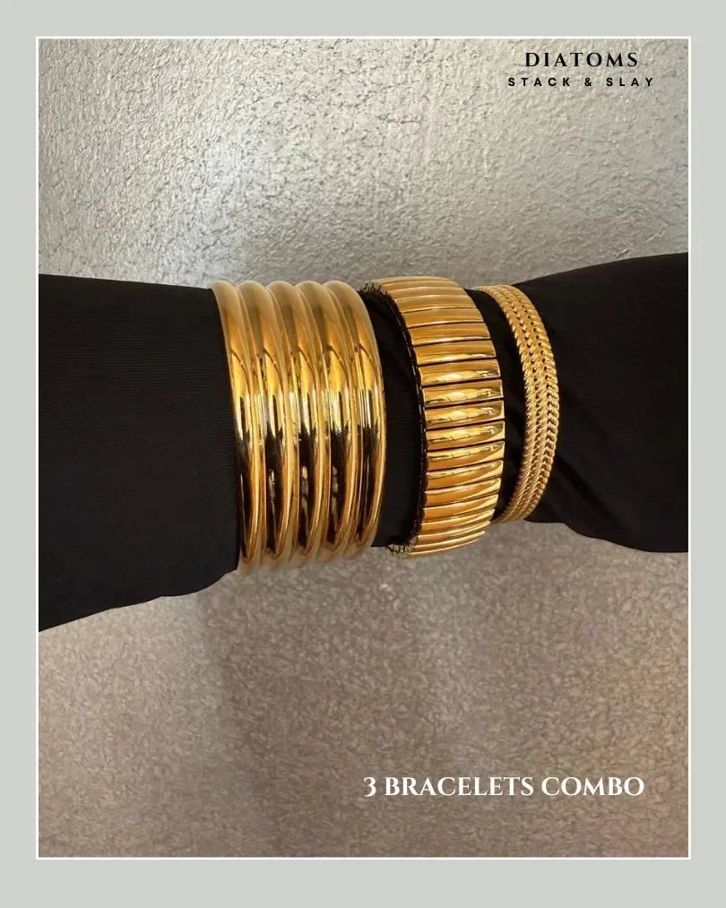 Diatoms Stack Slay Combo Party Bracelets - Diatoms