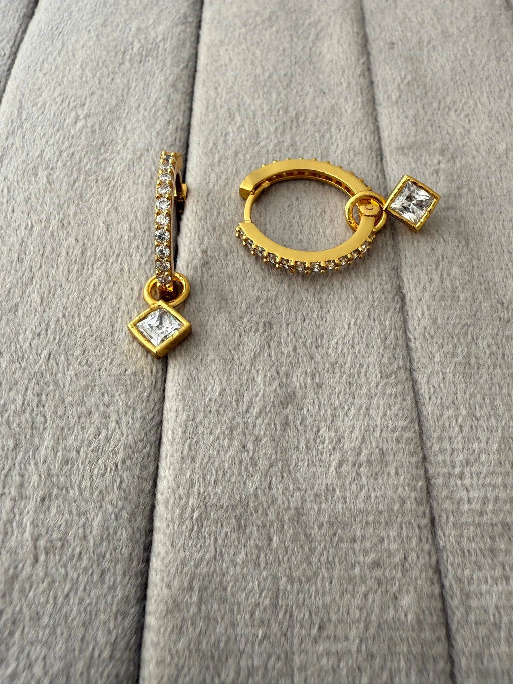 Luxe Gold Gemstone Earrings - Diatoms