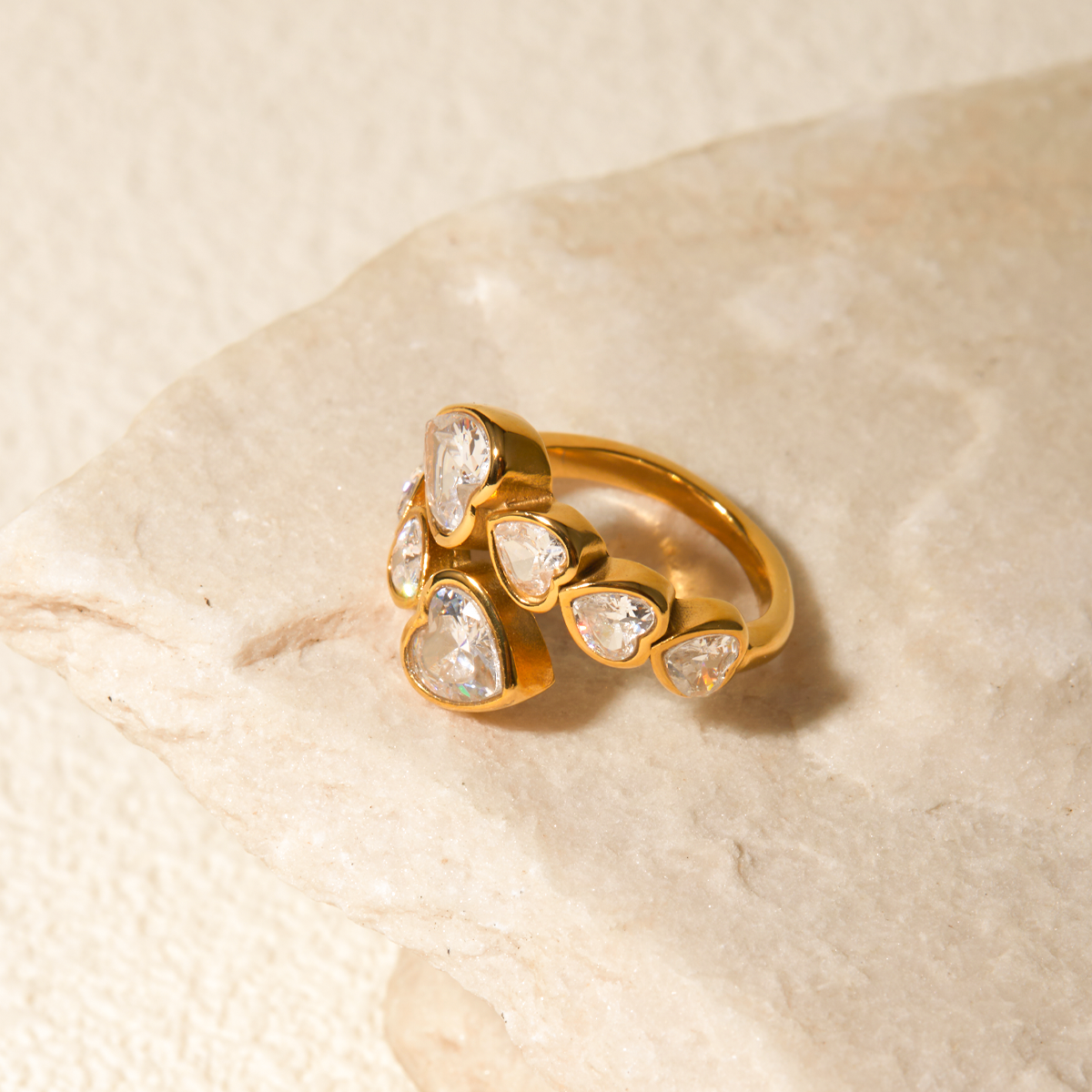 Elysian Heart Adjustable Ring