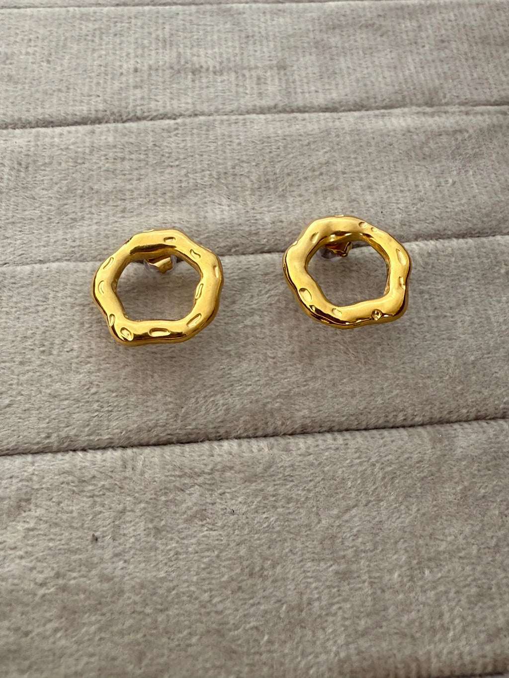 Luxe Graceful Gold Earrings - Diatoms