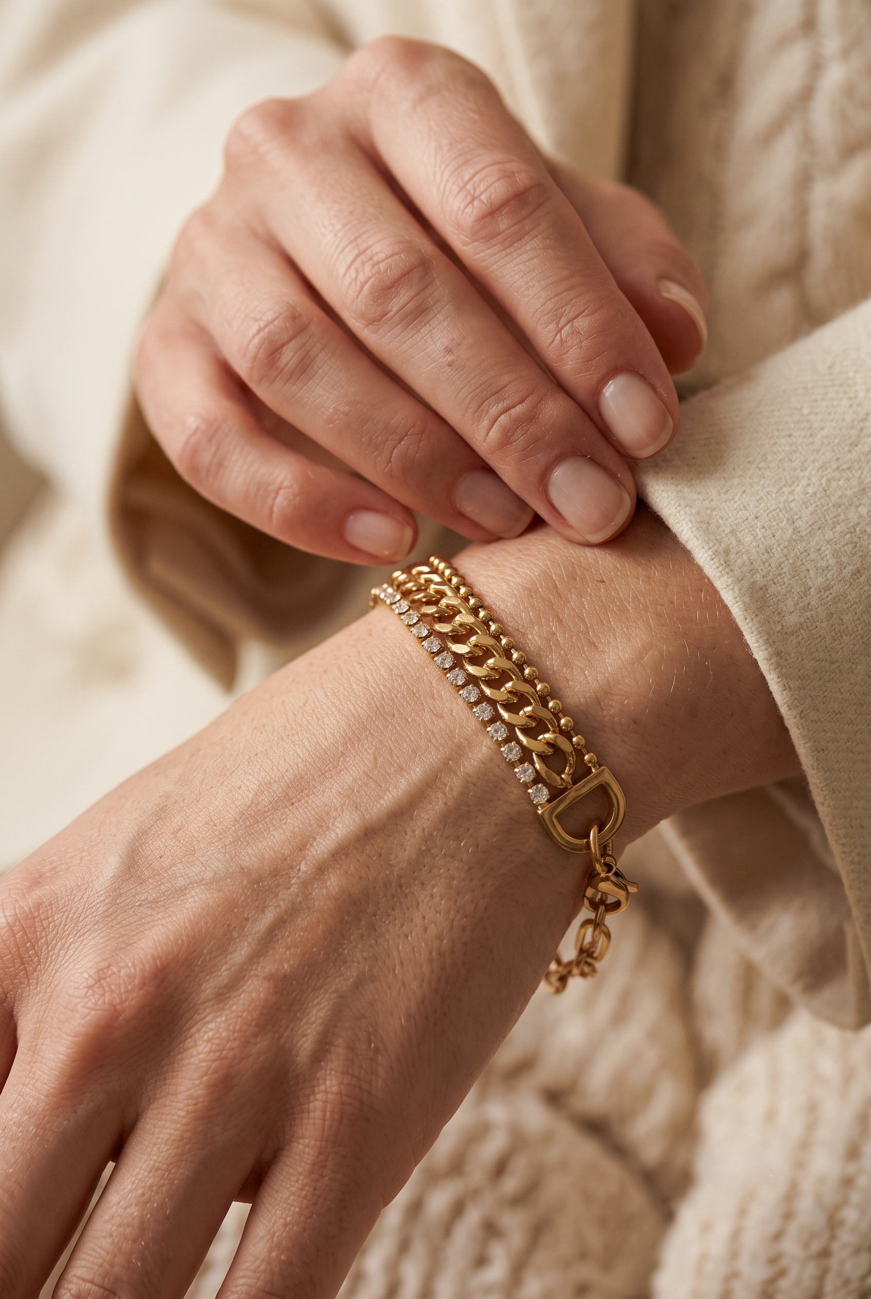 Casual Elegant Tennis Chain Bracelet