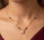 Square Solitaire Mangalsutra