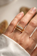 Global Glam Open Rings
