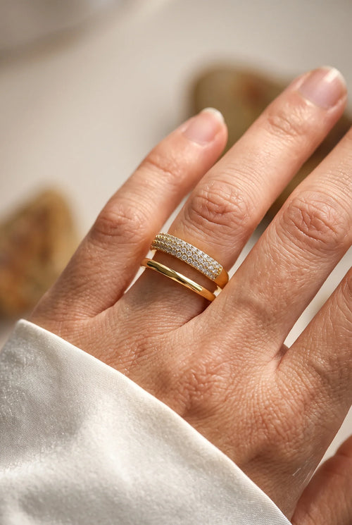 Global Glam Open Rings