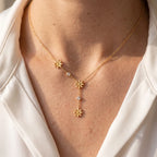 Sweet Flower Dainty Zircon Necklace