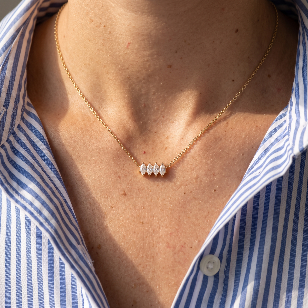 Diamond Studded Necklace