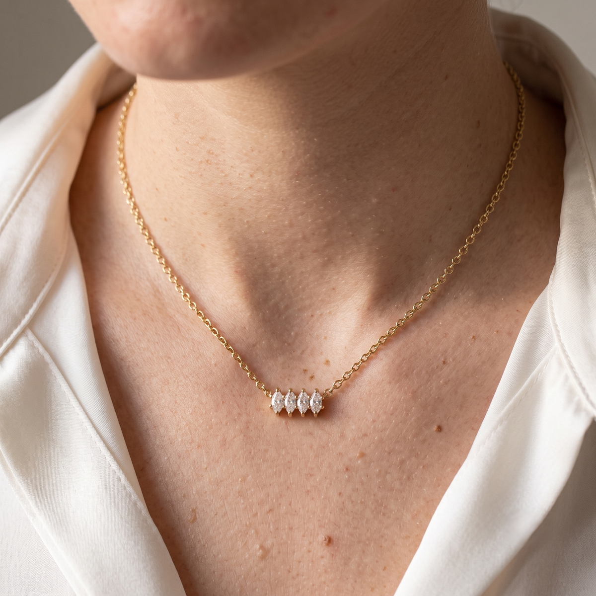 Diamond Studded Necklace
