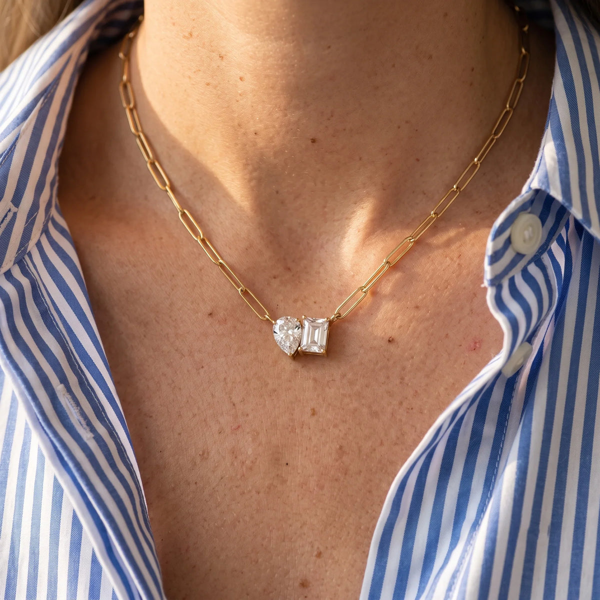 Luxe Diamond Affection Necklace