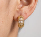 Commute Round Hoop Earrings