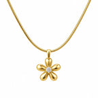 Diatoms Floral Shaped Necklace