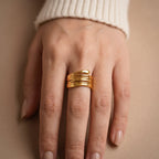 Luxe Gold Wrap Ring