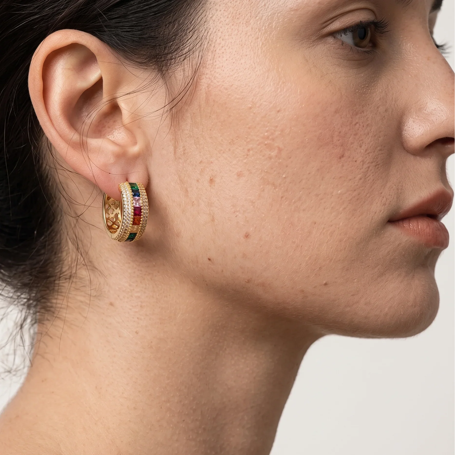 Vintage Style Hoop Earrings