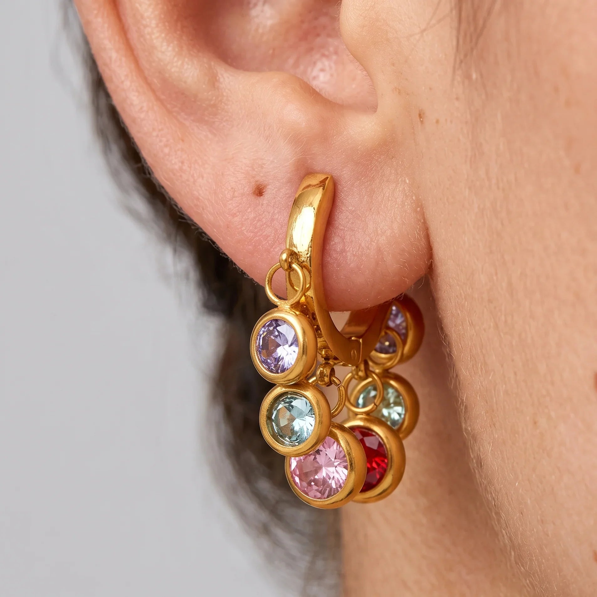 Artistic Charm Drop Earrings