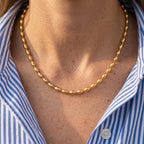 Gold Beaded Necklace