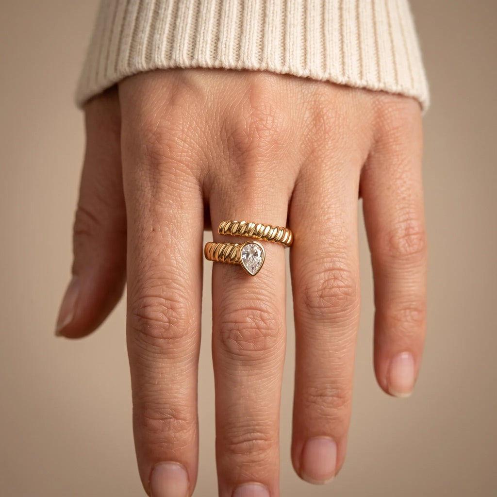 Empress Water Droplets Rings