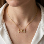 Aura Intertwined Hearts Necklace