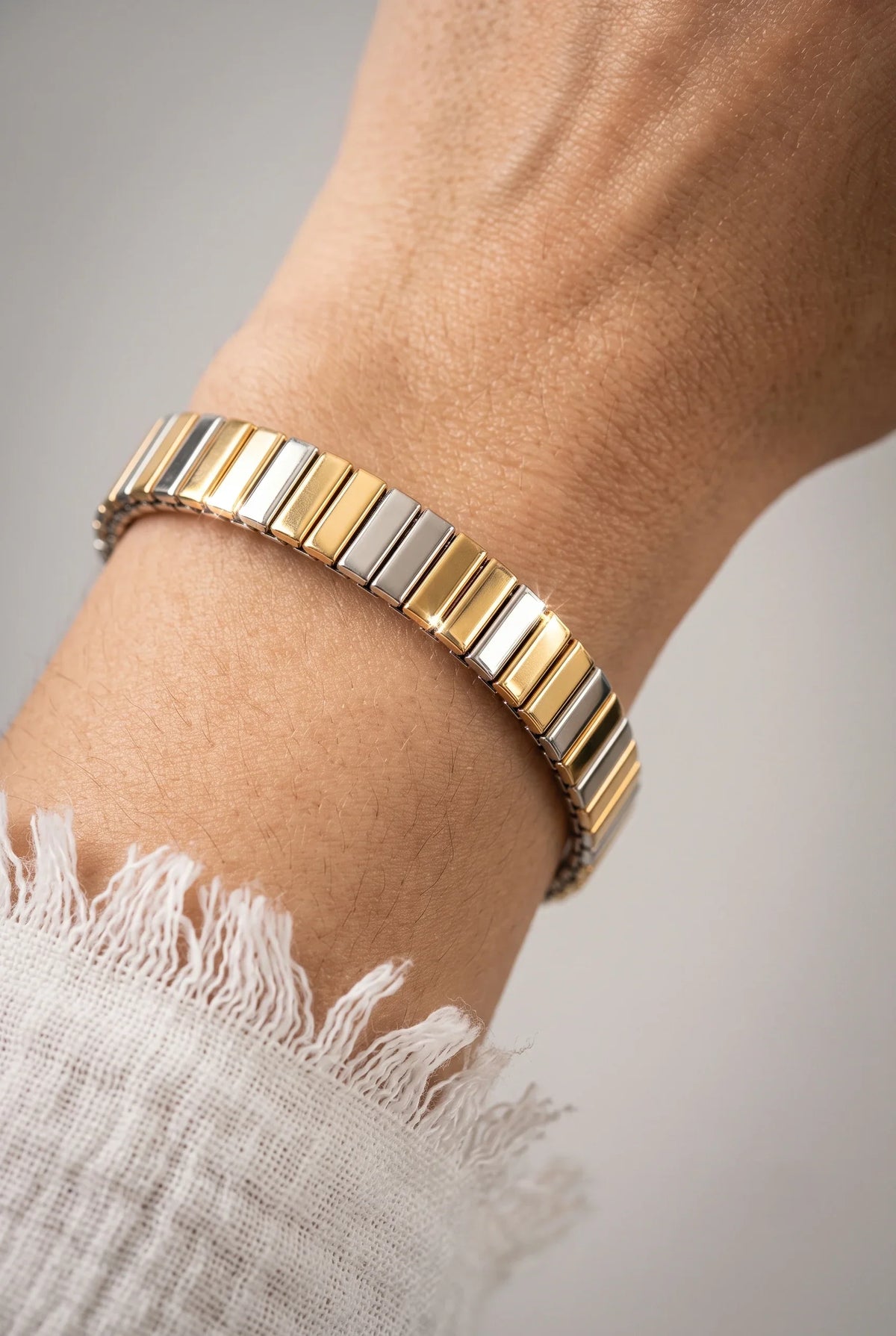 Luxy Dual Tone Bracelet