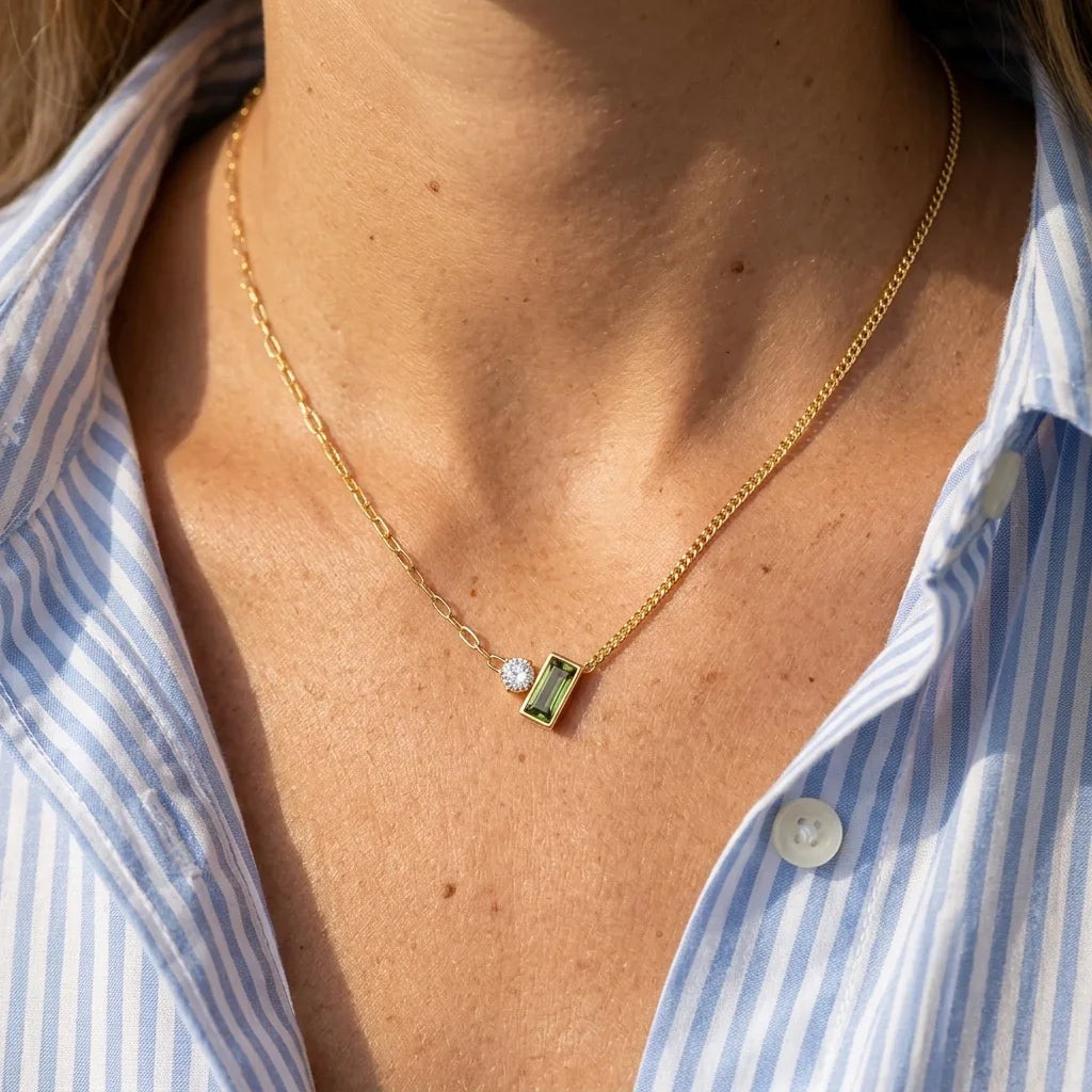 Emerald Cascade Necklace