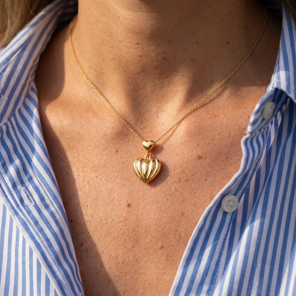 Luxe Heartfelt Gold Necklace