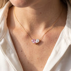Diatoms Aura Heart Pendant & Studs