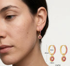 Diva Pink Drop Earrings