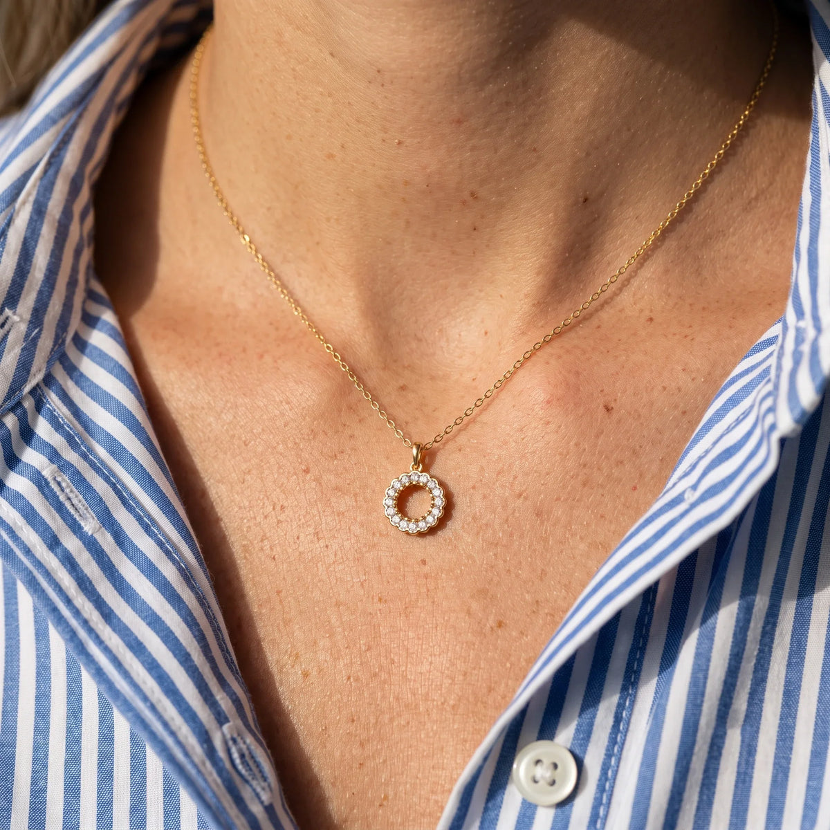 Chic Round Shaped Necklace