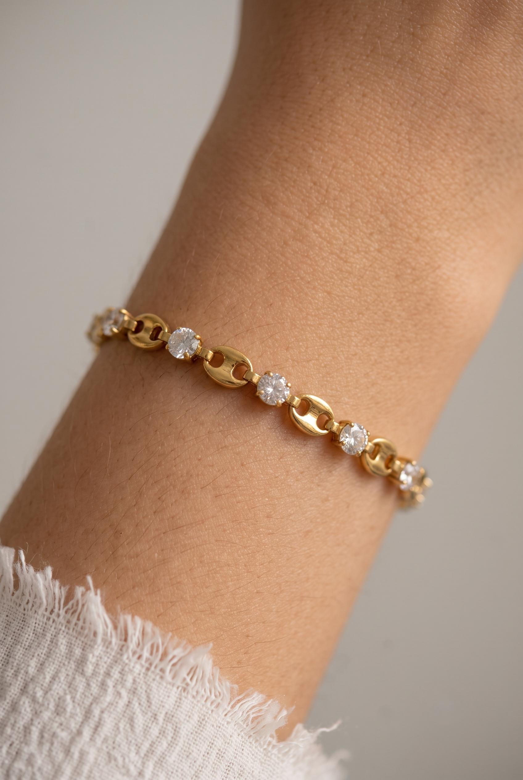 Casual Vintage Diamond Bracelet