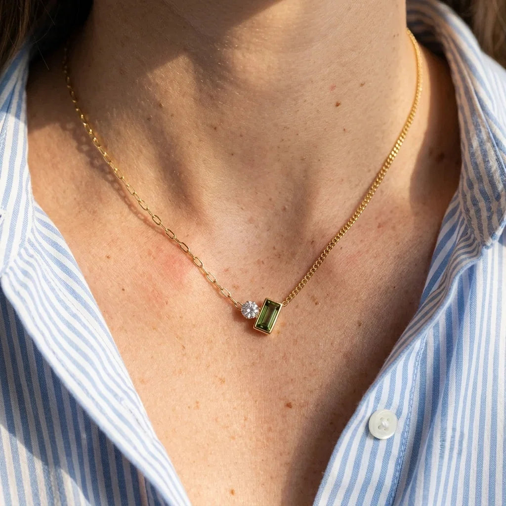 Emerald Cascade Necklace