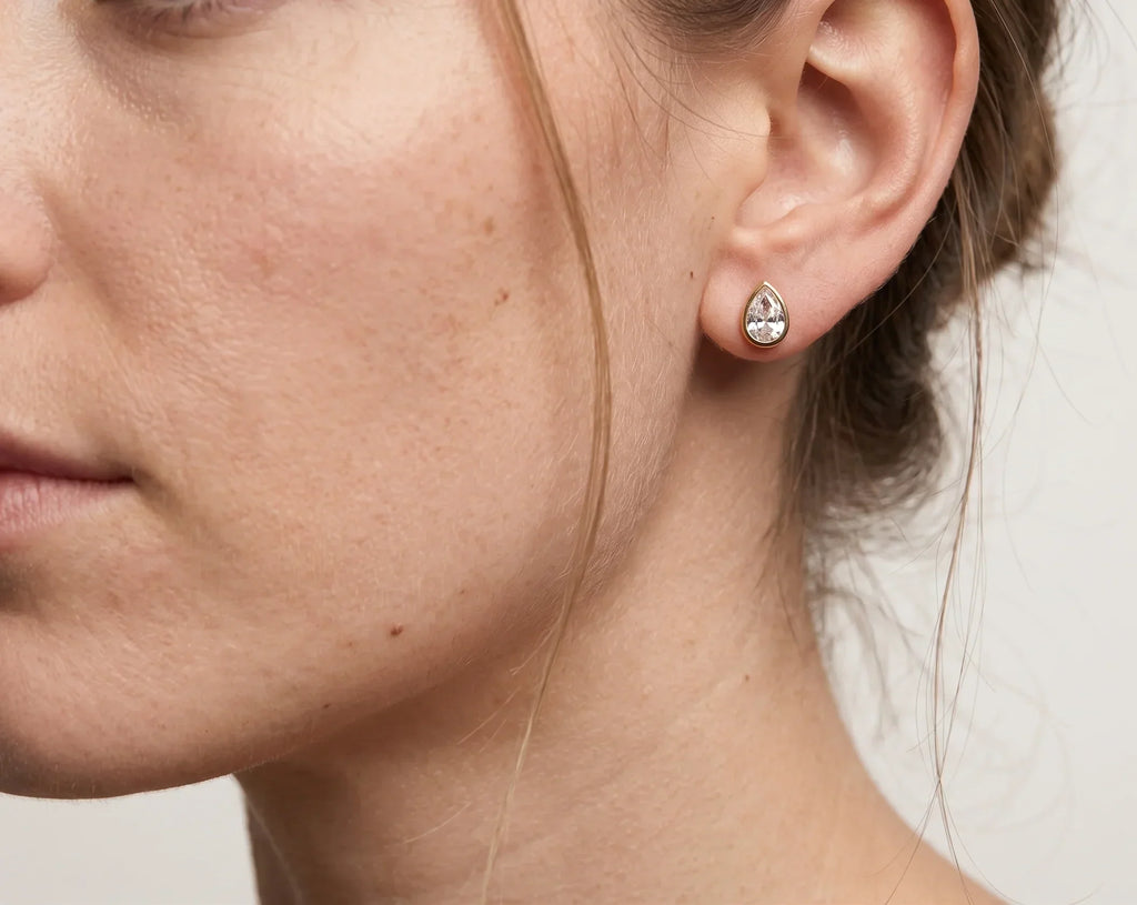 Oval Radiance Ear Studs