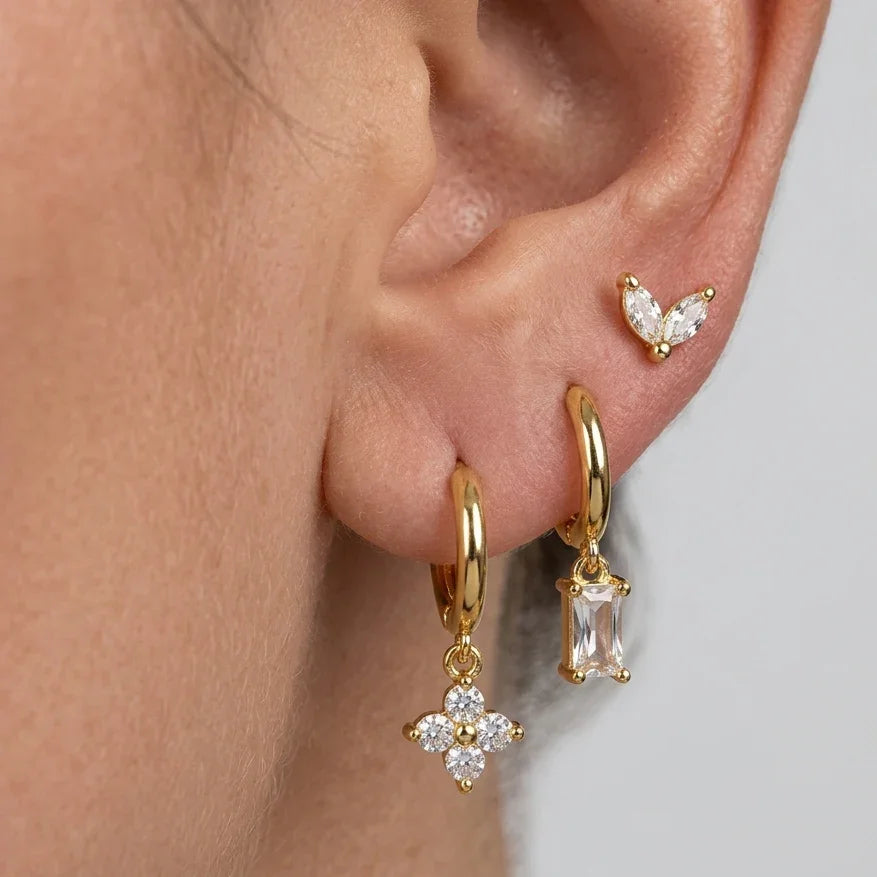 Classic Style Earrings Set
