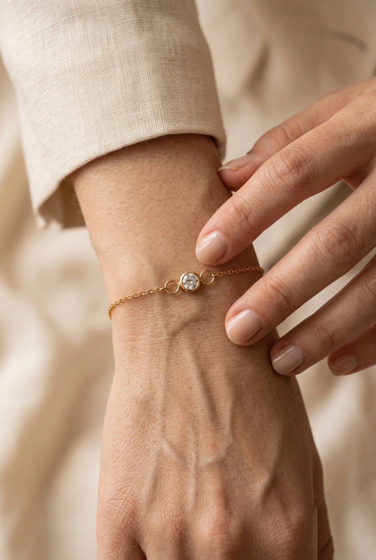 Diatoms Luxe Simple Water Droplets Bracelet