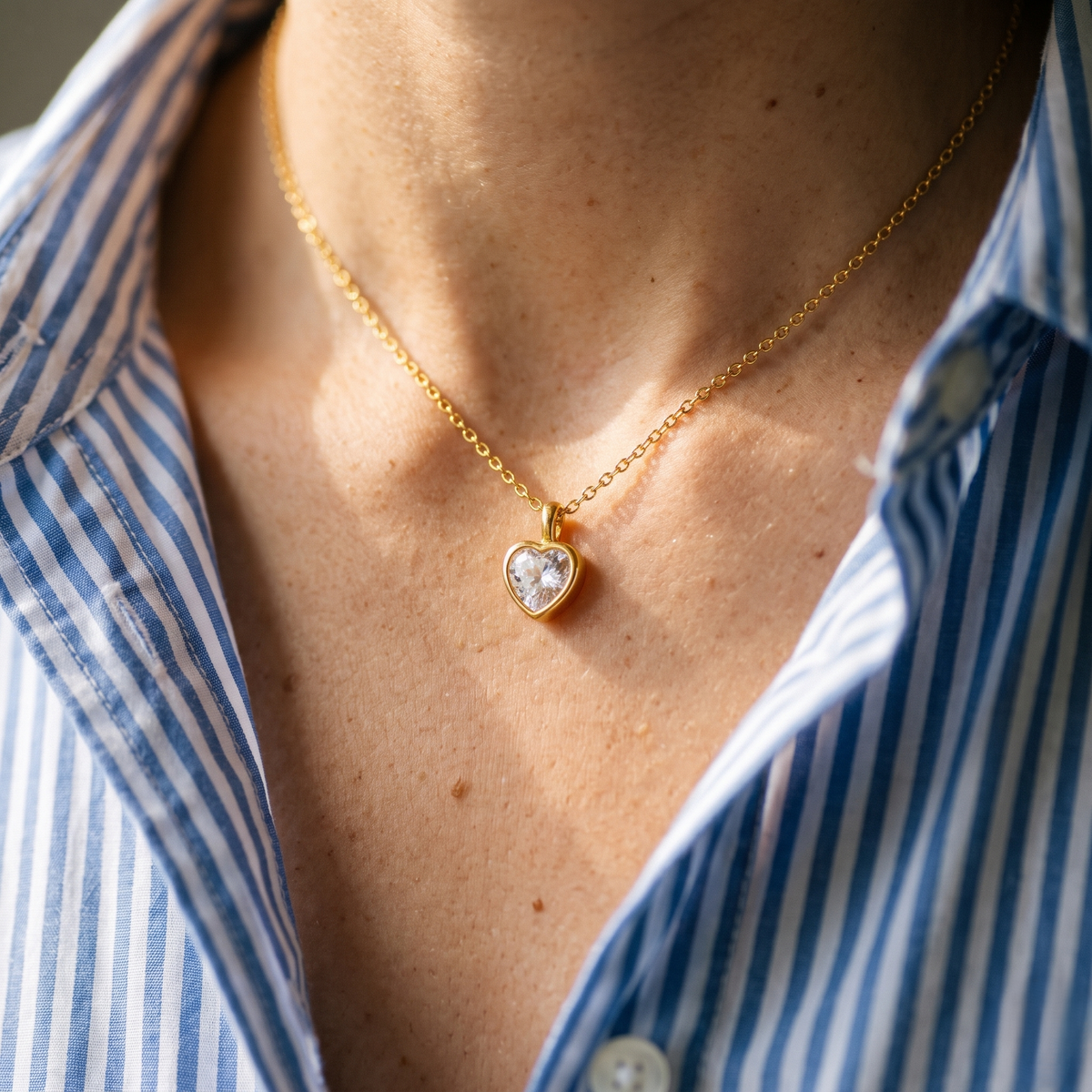 Aurelia Heart Emerald Necklace
