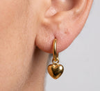 Luxy Small Heart Hoop Earrings
