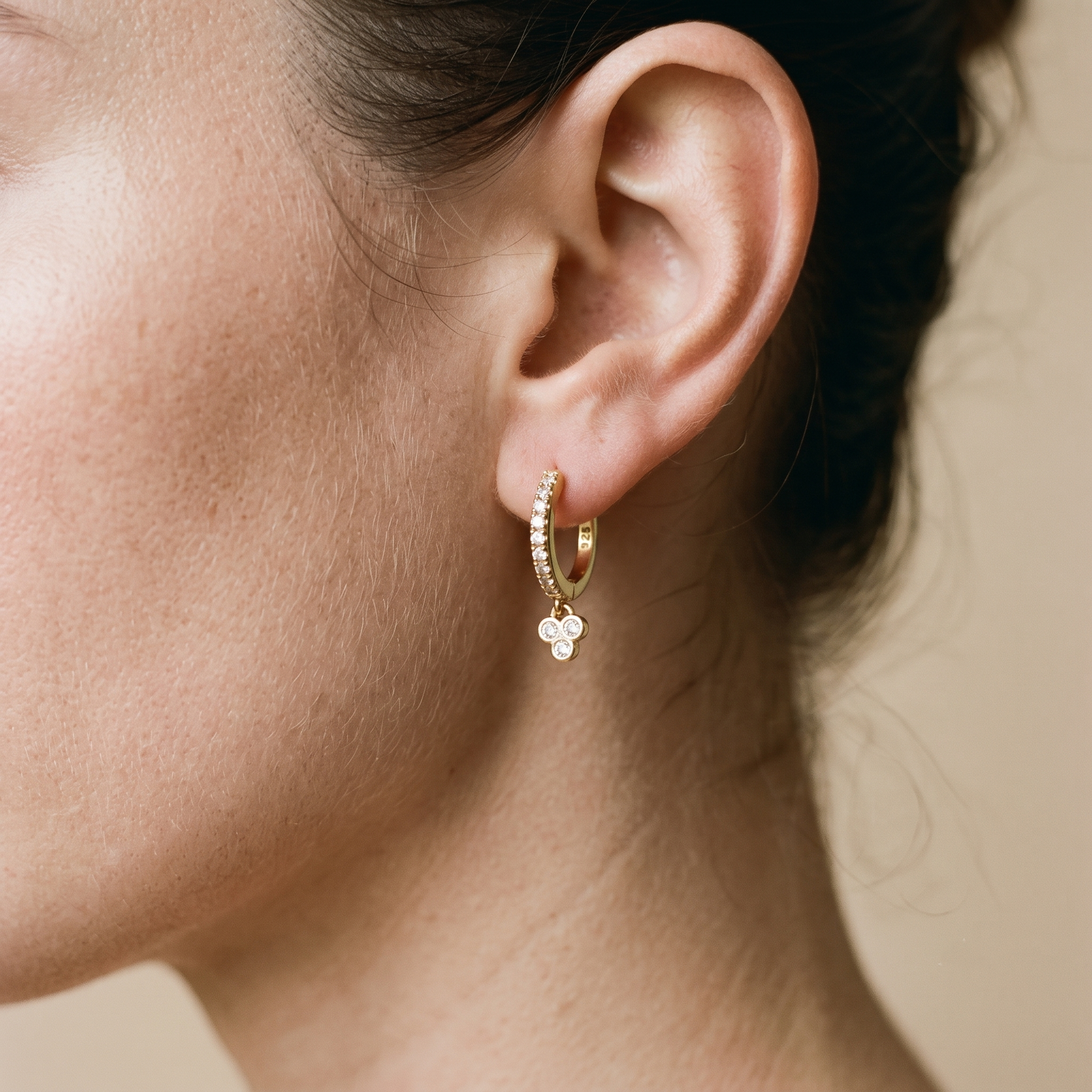 Aurelia Cluster Drop Earrings