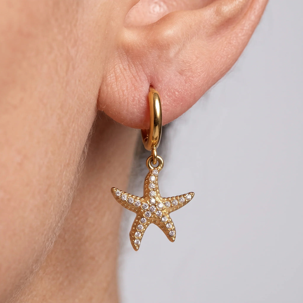 Seastar Spark Drop Earrings