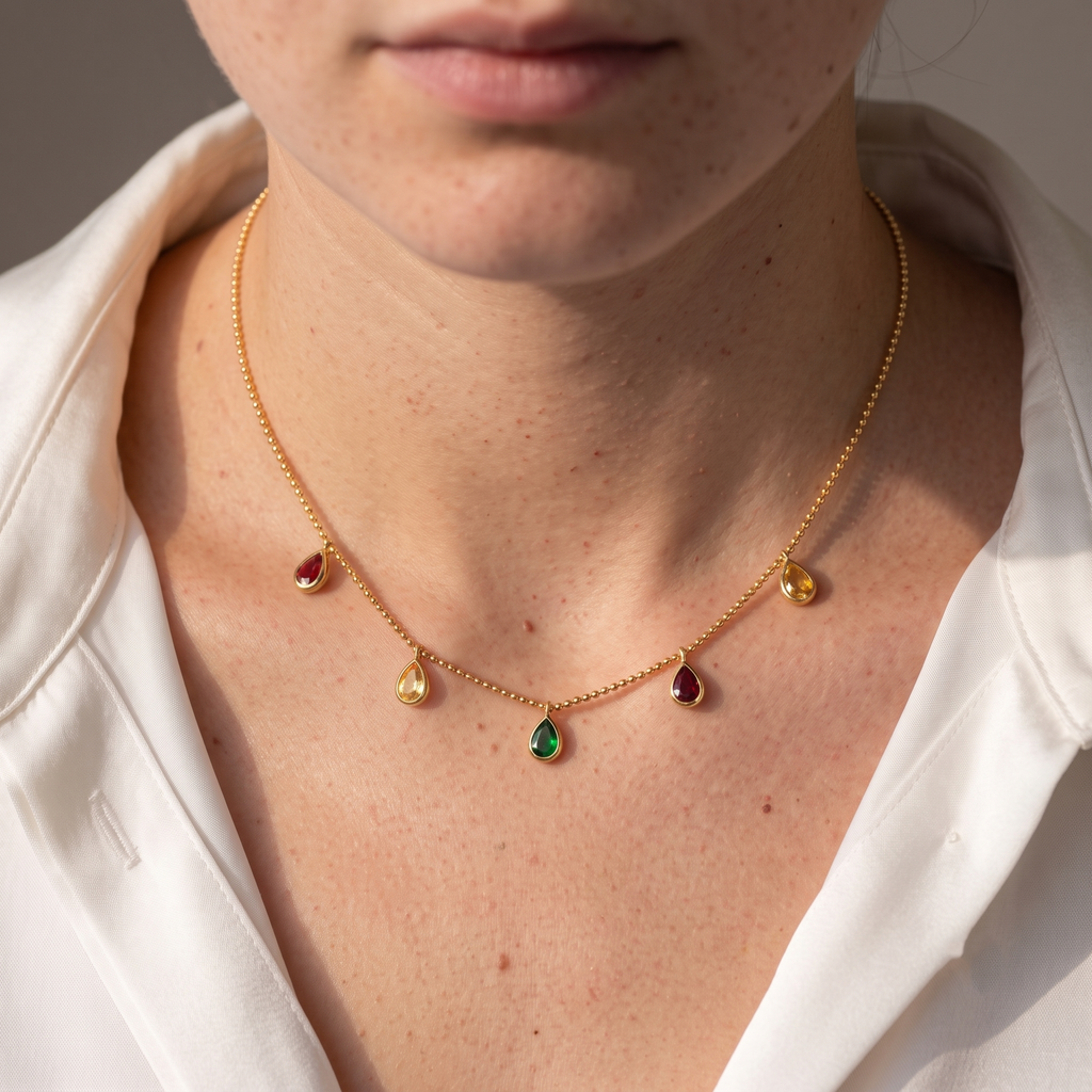 Luxy Colourful Stones Necklace