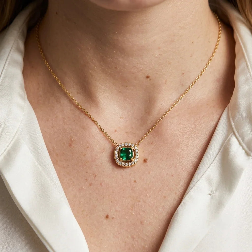 Victorian Emerald Necklace