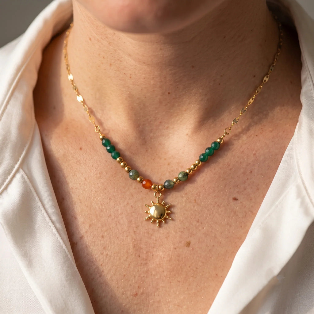 Sunflower Pearl Natural Pendant