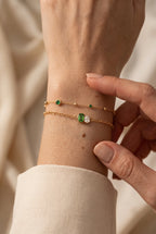 Celeste Emerald Bracelet